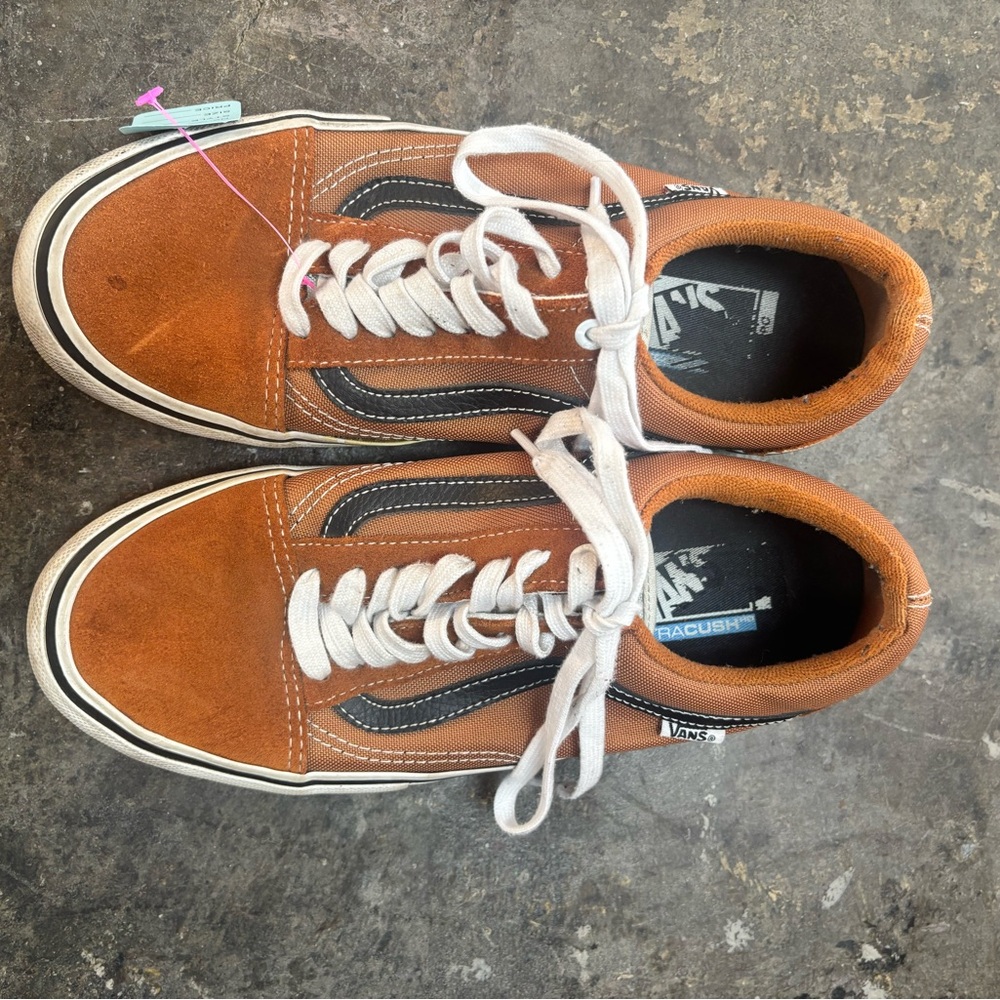 Vans Classic Brown and White Sneakers
